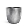 Кашпо TREEZ Effectory Metal Округлый конус Серебро в-47, д-50 см