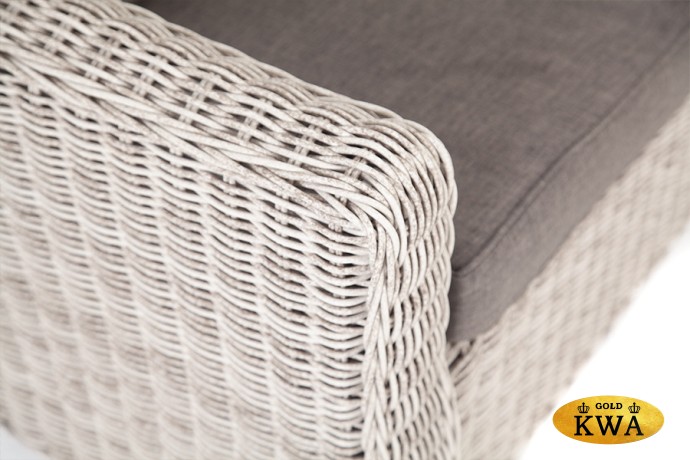 "Кон Панна" диван из искусственного ротанга двухместный, цвет бежевый