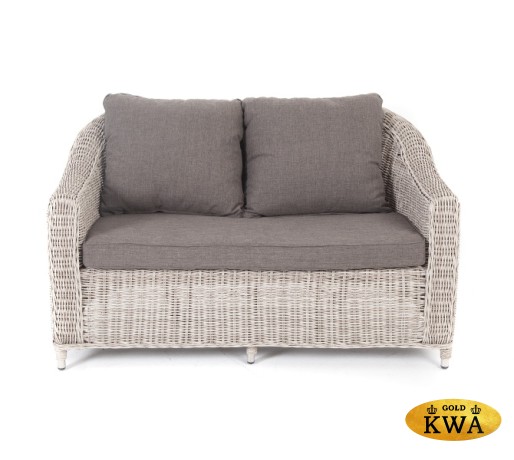 "Кон Панна" диван из искусственного ротанга двухместный, цвет бежевый