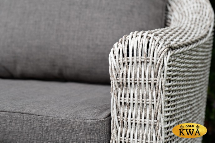 "Кон Панна" диван из искусственного ротанга двухместный, цвет бежевый