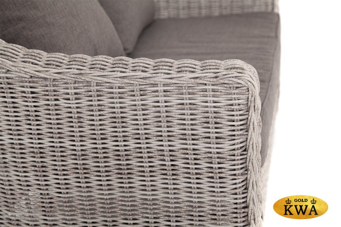 "Кон Панна" диван из искусственного ротанга двухместный, цвет бежевый