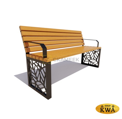 Садово-парковая скамейка «Севастополь» (1,5 лиственница,30х60)