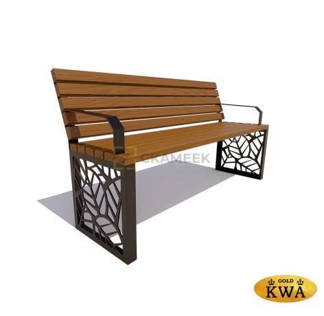 Садово-парковая скамейка «Севастополь» (1,5 лиственница,30х60)