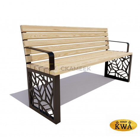 Садово-парковая скамейка «Севастополь» (1,5 лиственница,30х60)