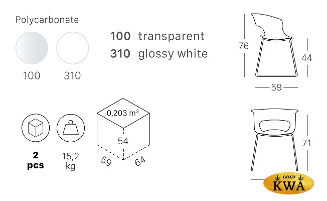 Кресло пластиковое