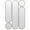 Deko mod.3 Gold Сет из 5-ти зеркал 35*160, 2х35*125 см, 2хØ35 см