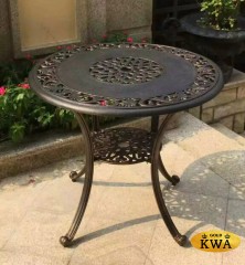 Кофейный стол из литого алюминия Geneva 80