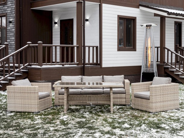 Обеденный комплект KARL бежевый