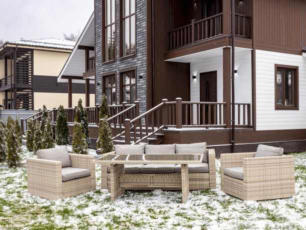 Обеденный комплект KARL бежевый