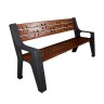 Скамейка чугунная «Казань» (0,6 лиственница)