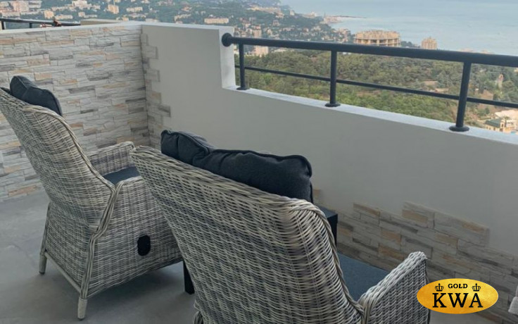 Регулируемое кресло из ротанга ВЕРОНА в комплекте с подушками