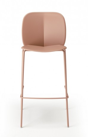 Стул пластиковый полубарный