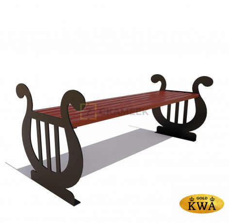 Скамейка «Арфа» (0,6 ангарская сосна)