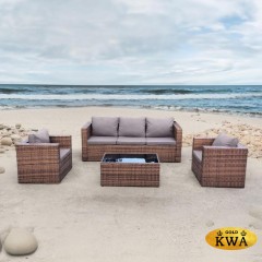 Комплект плетеной мебели AFM-302AL Brown