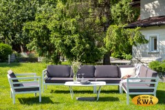 &quot;Глория&quot; модуль диванный левый, каркас из алюминия