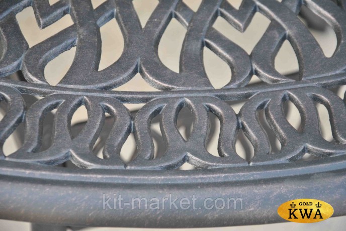 Обеденный садовый стол из литого алюминия Louis 214