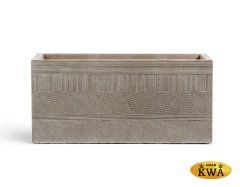 Кашпо TREEZ ERGO Graphics Низкий прямоугольник Капучино дл-50, в-23, ш-23 см