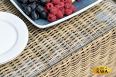 &quot;Кон Панна&quot; лаунж-зона из искусственного ротанга, цвет соломенный