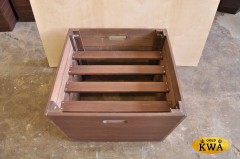 Кашпо квадратное (конус) 80х80h50