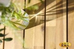 Стол садовый обеденный из акации AURA 90 см  Joygarden