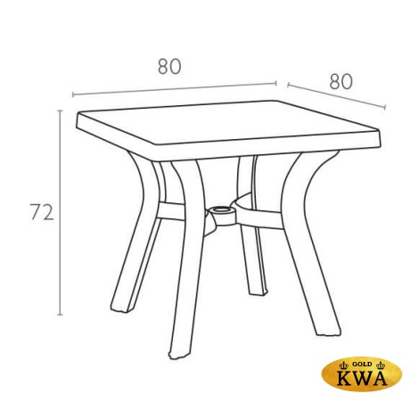 Стол пластиковый обеденный
