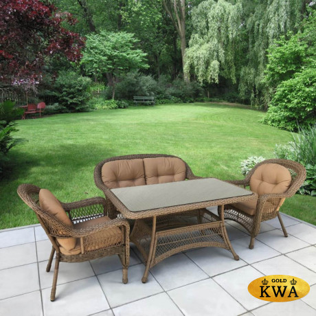 Комплект плетеной мебели T130Bg/LV520BB-Beige/Beige