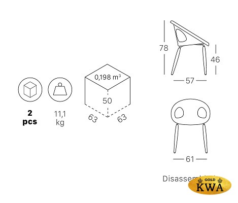Кресло пластиковое