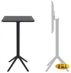 Стол пластиковый барный складной