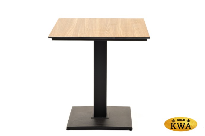 "Каффе" стол из HPL квадратный 70х70см, цвет "дуб"