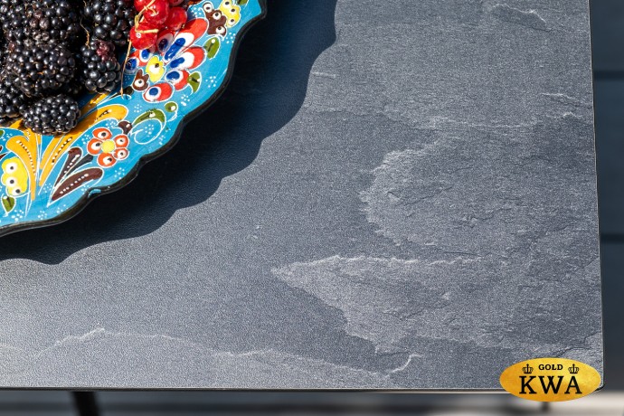 "Форли" обеденная группа на 4 персоны, квадратный стол, цвет "серый гранит"