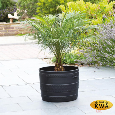 Кашпо 50cm Smithy Patio Tub 66L Gun Metal