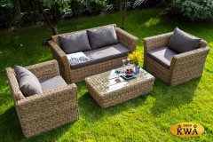 &quot;Капучино&quot; кресло из искусственного ротанга (гиацинт), цвет соломенный