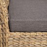 "Капучино" кресло из искусственного ротанга (гиацинт), цвет соломенный