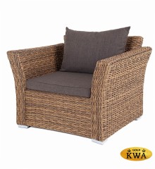 "Капучино" кресло из искусственного ротанга (гиацинт), цвет соломенный