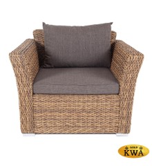 &quot;Капучино&quot; кресло из искусственного ротанга (гиацинт), цвет соломенный