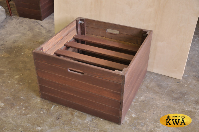 Кашпо квадратное 80х80h50