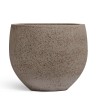 Кашпо TREEZ Ergo Hard Rock Сферическая Чаша Песок cерый беж д-32, в-27 см