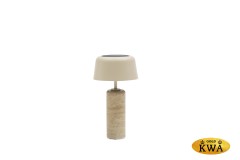 Kiruna (Cylinder S) Светильник бежевый, алюминий/натуральный камень