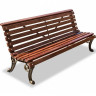 Скамейка чугунная Волна 1,5