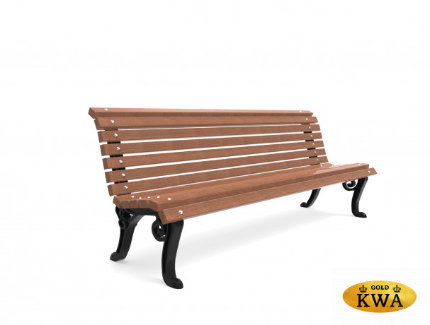 Скамейка чугунная Волна 1,5