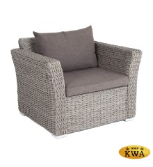 &quot;Капучино&quot; кресло из искусственного ротанга (гиацинт), цвет графит