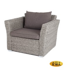 &quot;Капучино&quot; кресло из искусственного ротанга (гиацинт), цвет графит