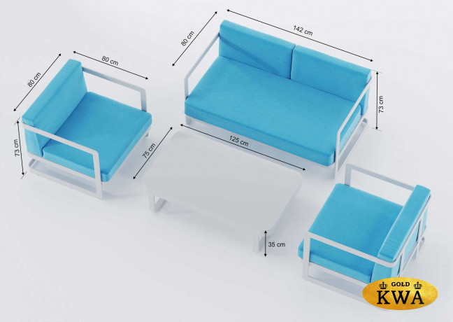 Комплект уличной мебели для сада Villino