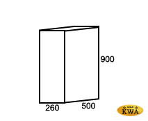 Кашпо прямоугольное 50х26х90