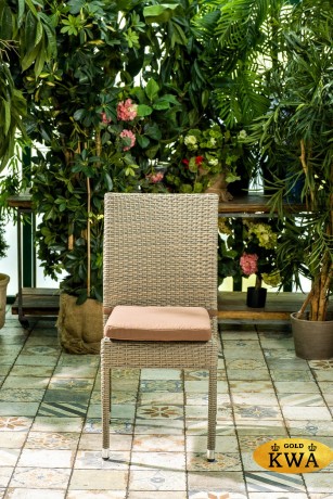 Плетеный стул ROME светло-коричневый без ручек  Joygarden