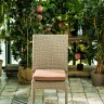 Плетеный стул ROME светло-коричневый без ручек  Joygarden