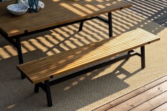 Скамья из алюминия АЛЬТО