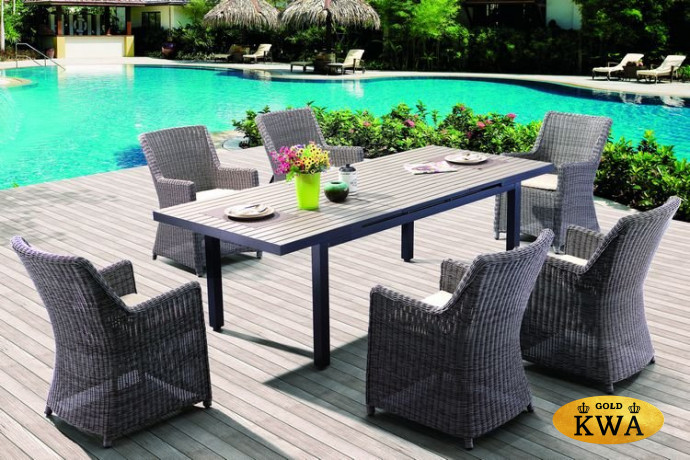 Кресло из искусственного ротанга SUNSTONE обеденное  Joygarden