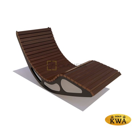 Шезлонг качалка «Премиум» (лиственница)