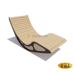 Шезлонг качалка «Премиум» (лиственница)